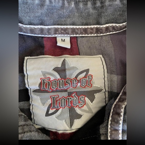 Men’s‎ House of Lords button down shirt size medium - Picture 2 of 2